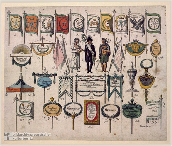 The Flags of the Guilds (1815)